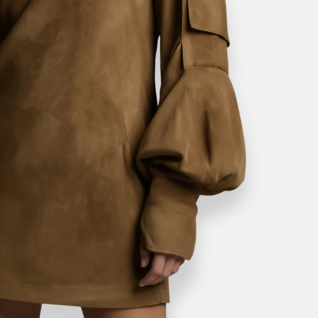 Joséfa | Robe Suédine Col