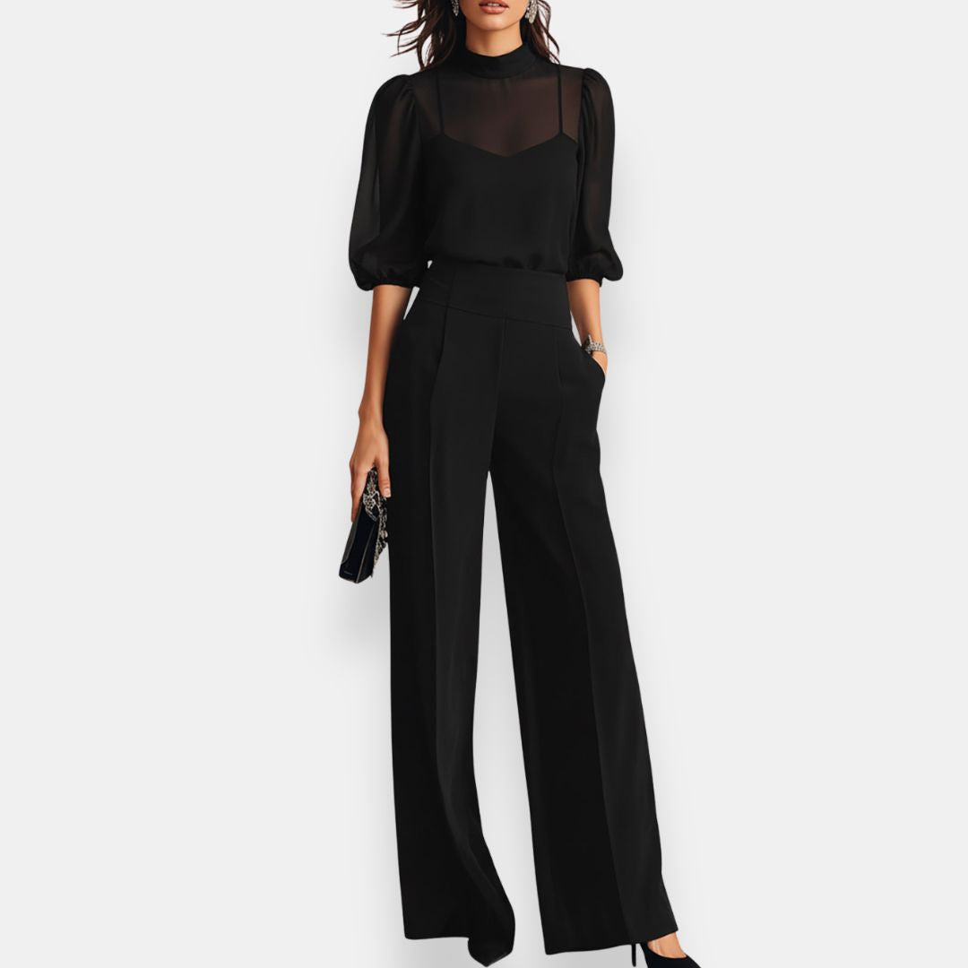 Calirhoé | Set Blouse Pantalon Sophistiqué