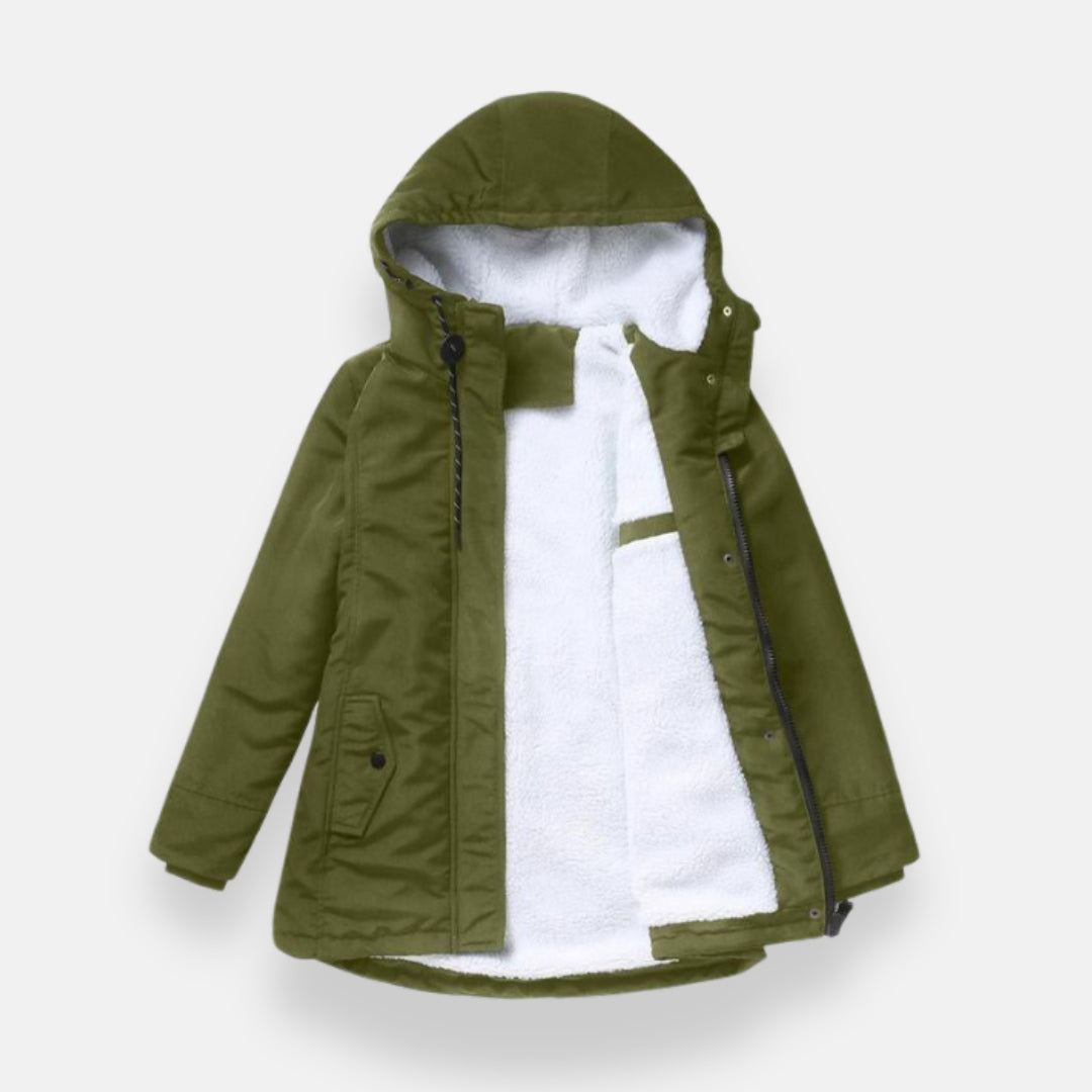 Zéliane | Parka doublée à capuche