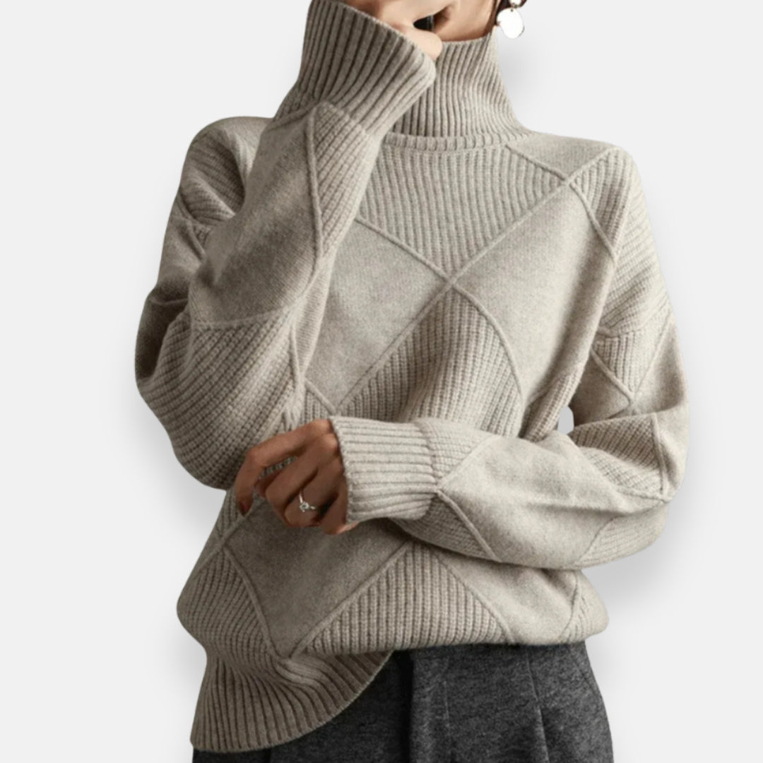 Maud | Pull à col roulé tendance