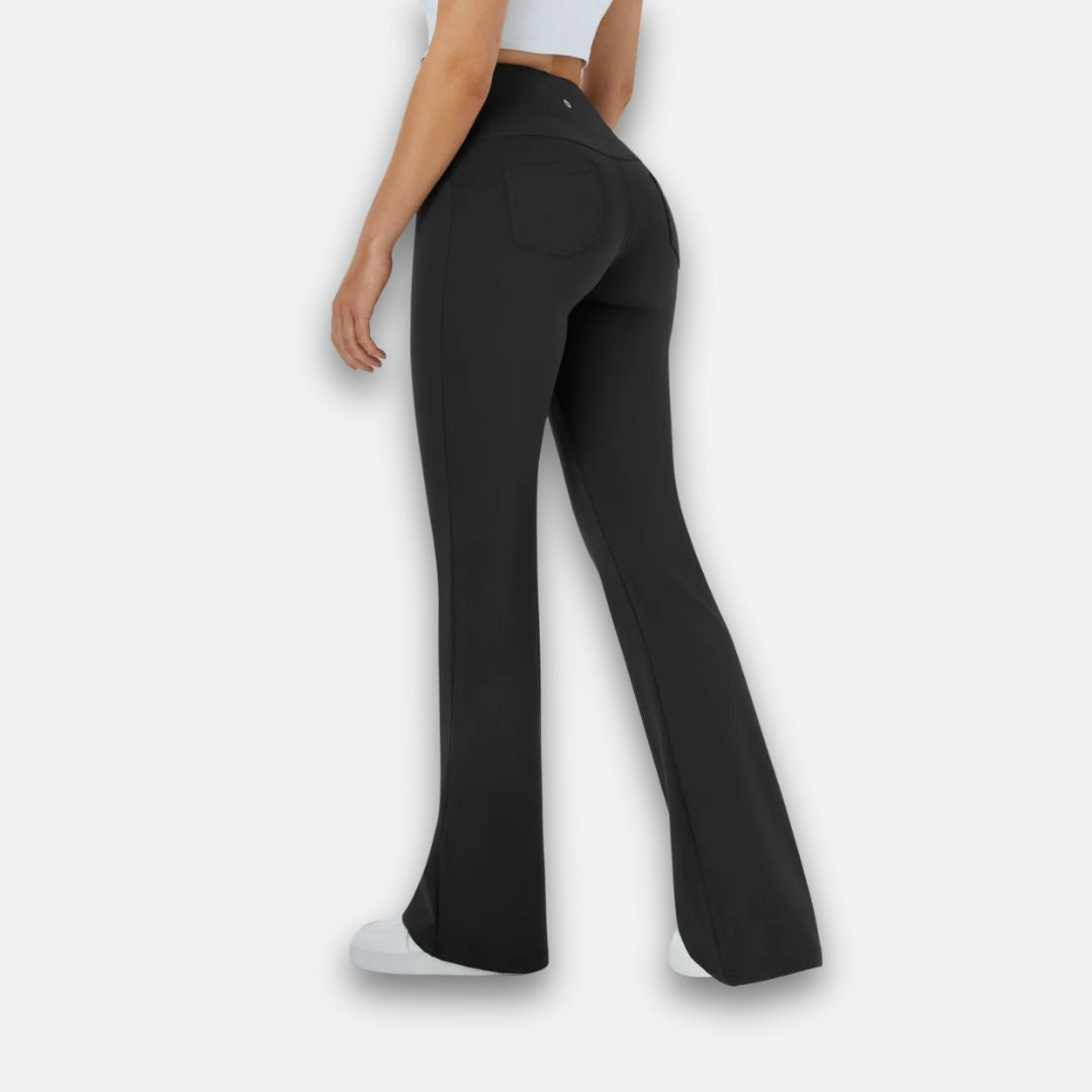 Athena | Pantalon flare taille haute