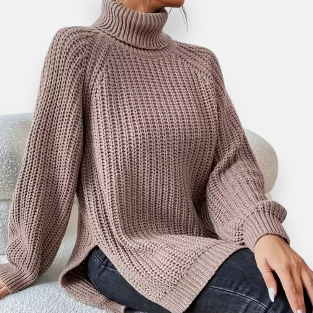 Justina | Pull à col roulé classique