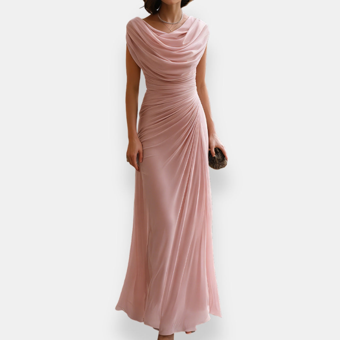 Ysoline | Robe Drapée Bénitier