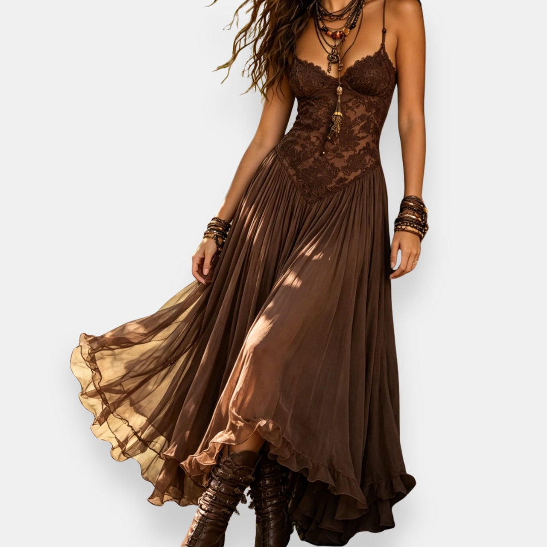 Iselvarde | Robe Bohème Dentelle