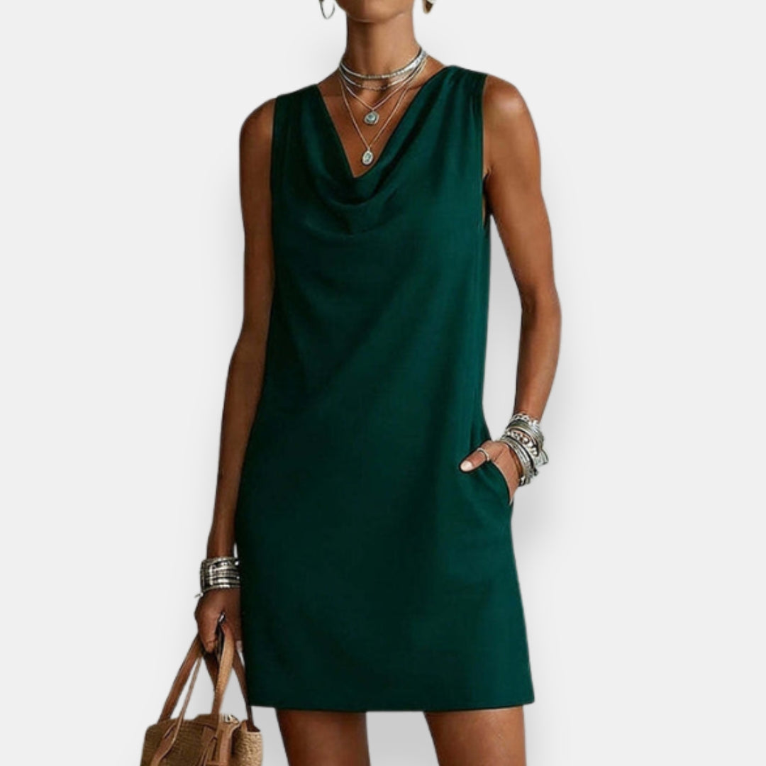 Michèle | Robe Courte Drapée