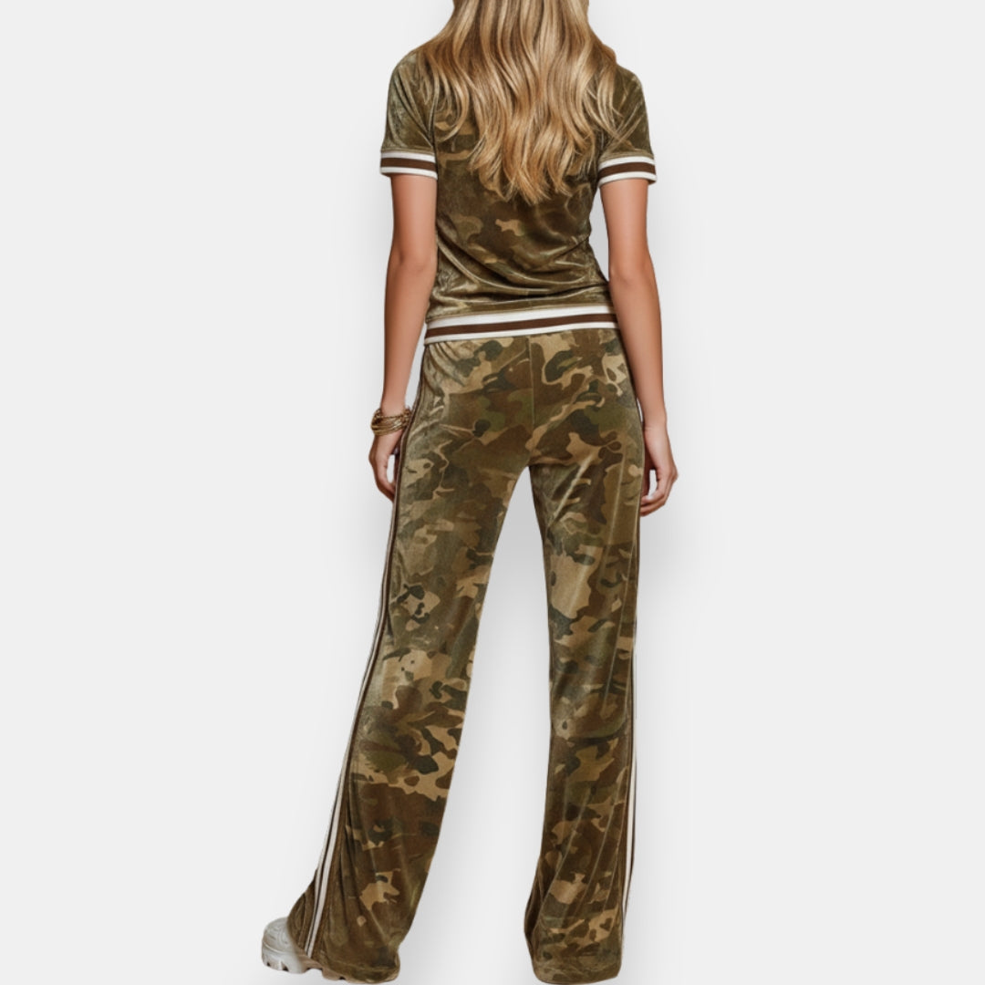 Ermélane | Ensemble Camouflage Zippé