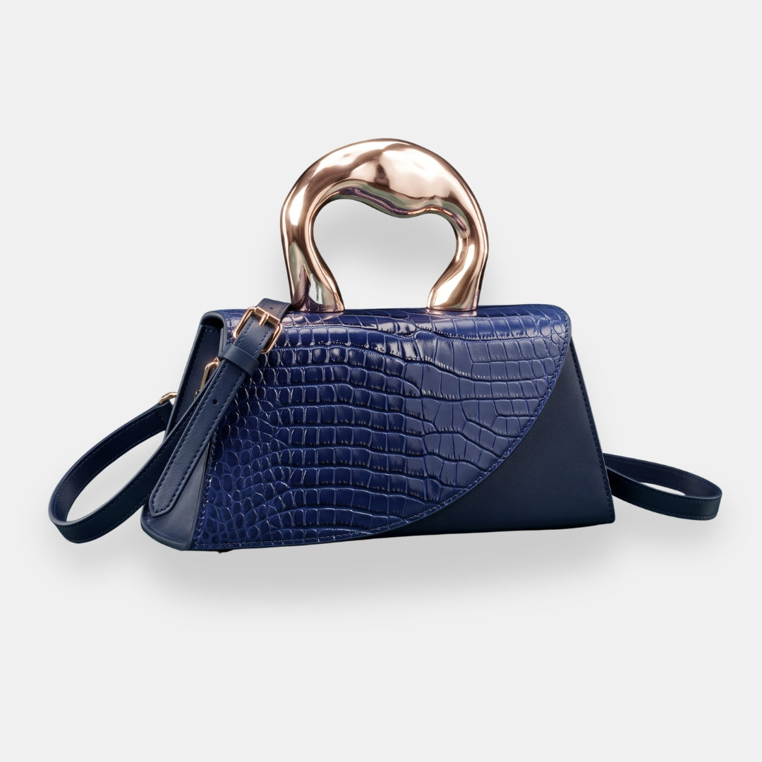 Aspasie | Sac Croco Sculpté