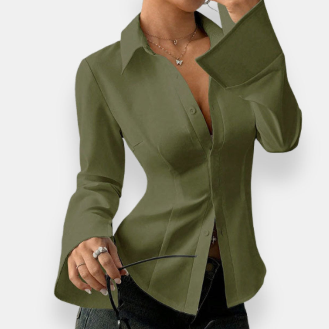 Solia | Chemise Col Pointu