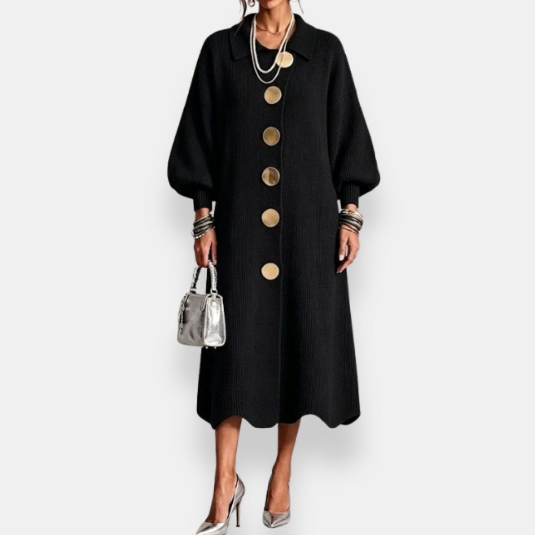 Eneka | Robe Boutons Dorés