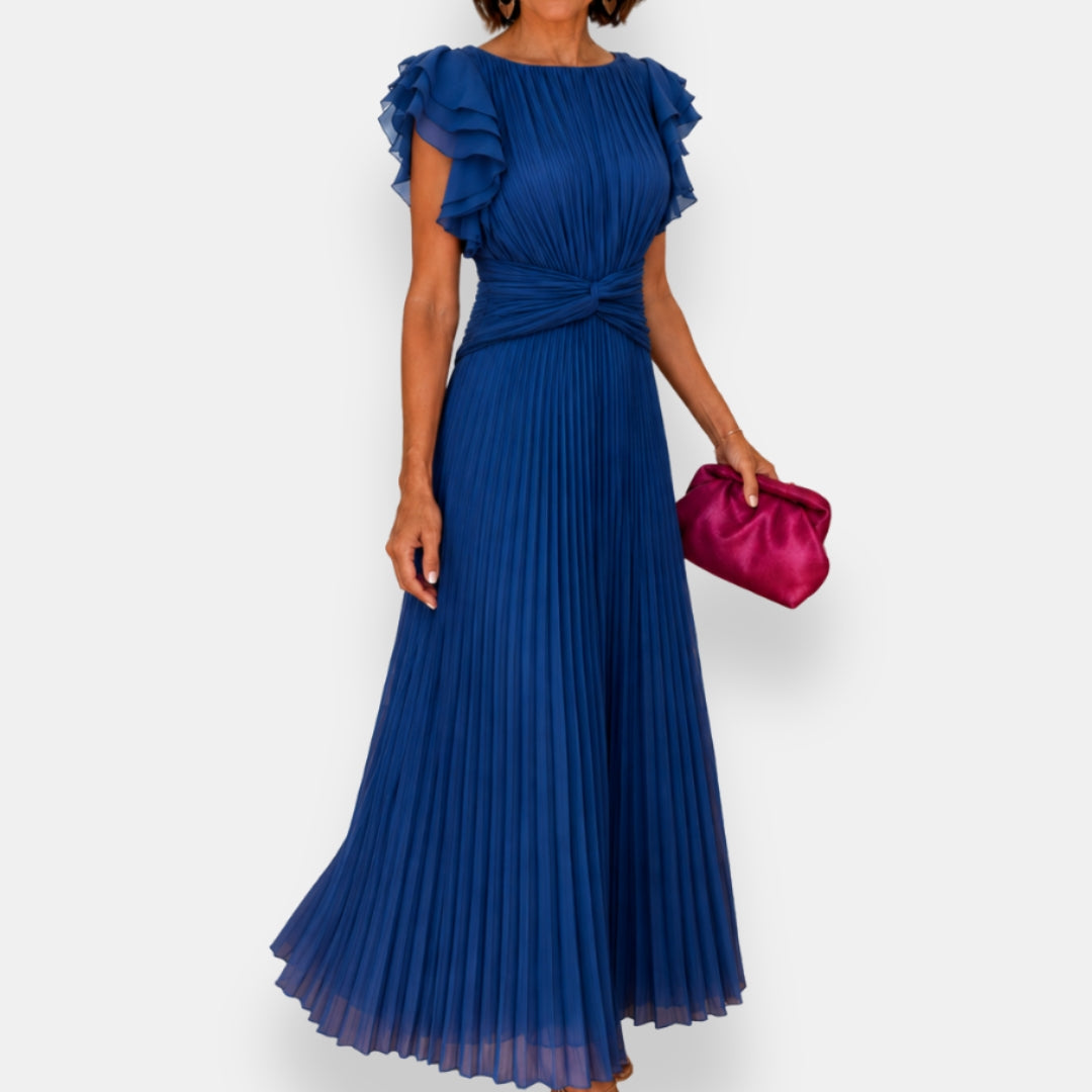 Foy | Robe Maxi Plissée