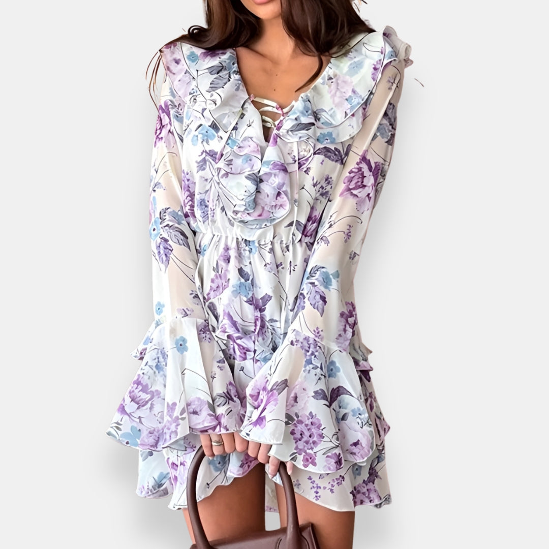 Savine | Robe Courte Volantée