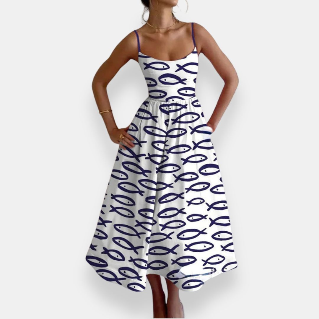 Doussine | Graphic fish dress