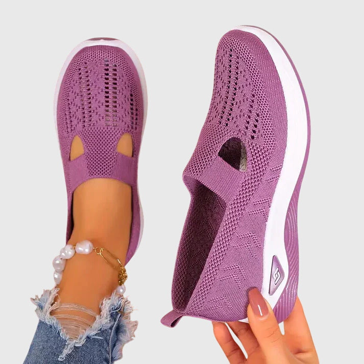 Lévroline | Sneakers slip-on texturée