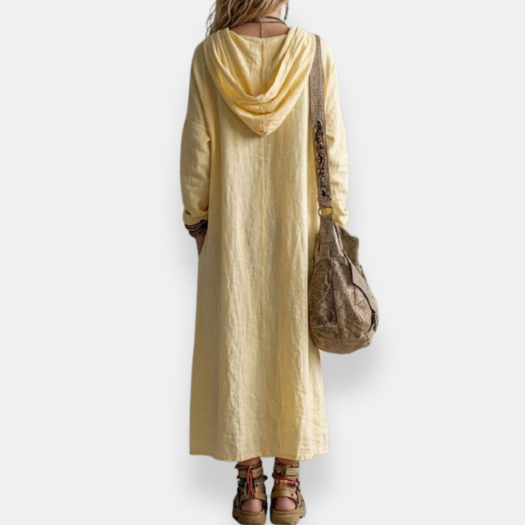 Rébecca | Robe Longue Capuche