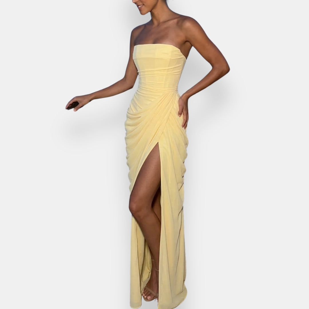Trémaine | Robe Bustier Fendue