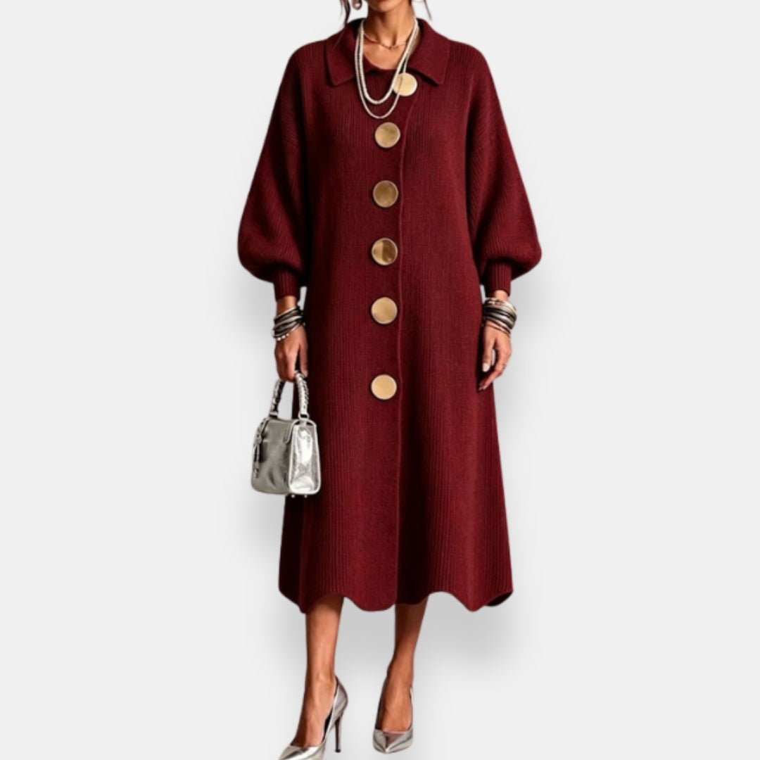 Eneka | Robe Boutons Dorés