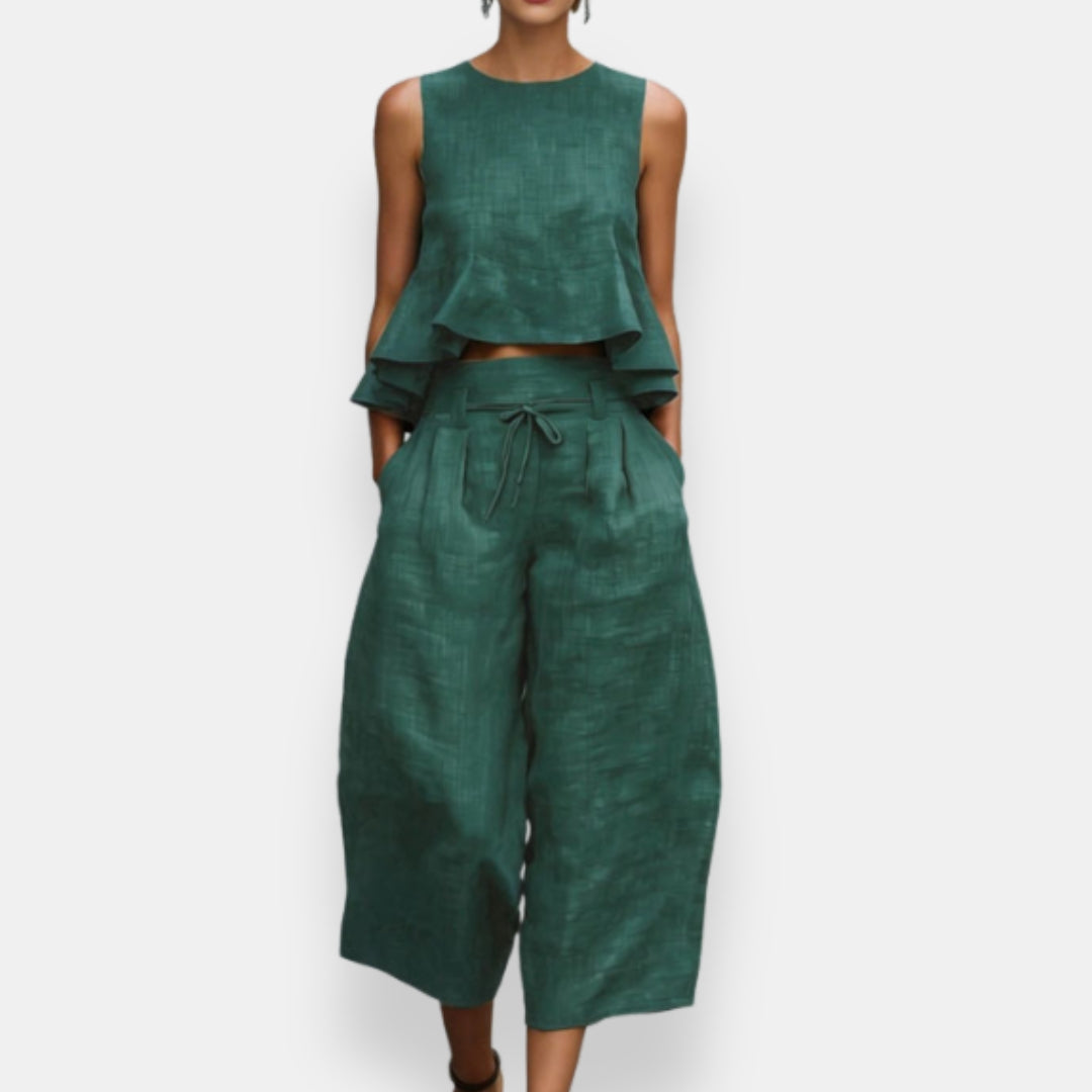 Iselvarne | Ensemble Crop Volanté