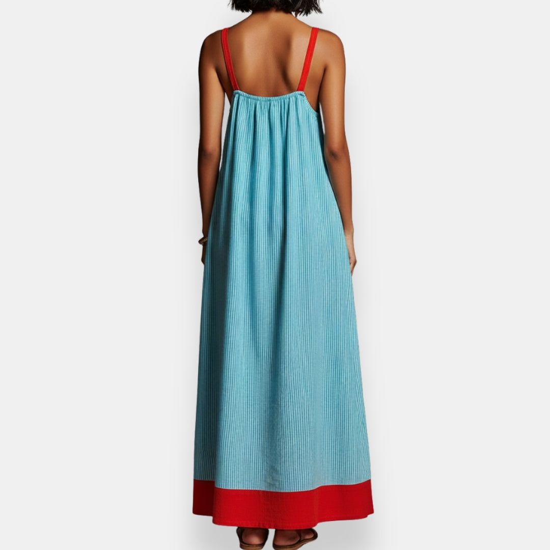 Servalde | Robe Longue Bretelles Poches