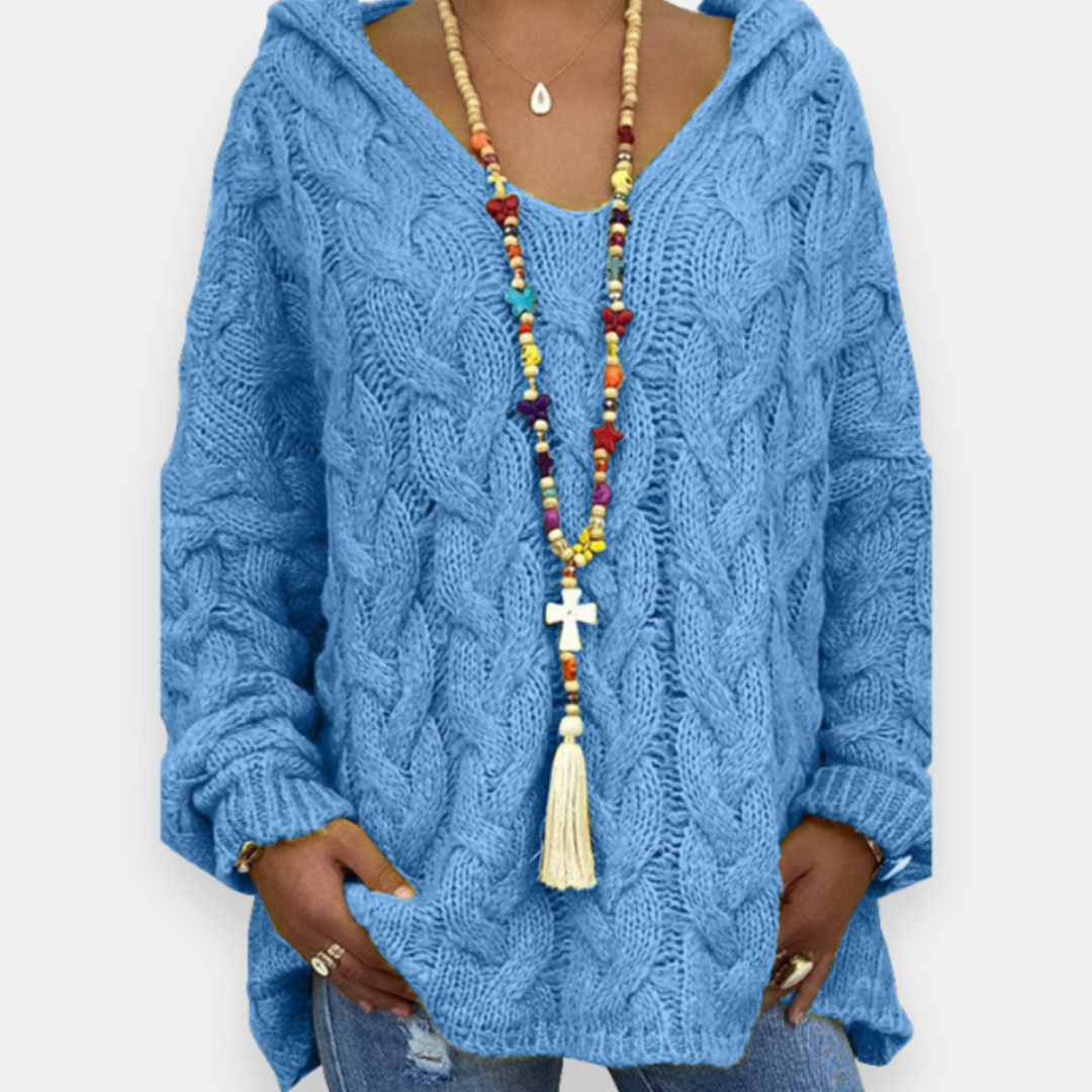 Bleuette | Pull Maille Capuche