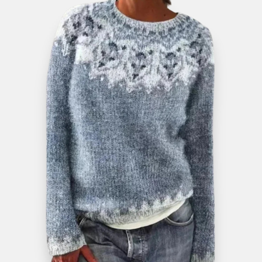 Aurivion | Pull jacquard cosy