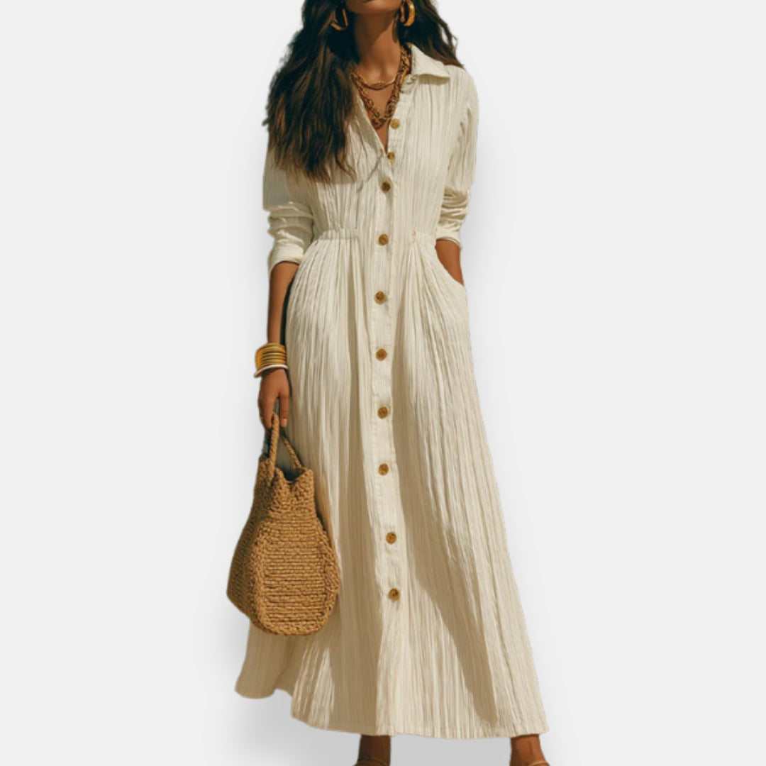 Ozanne | Robe Chemise Boutonnée