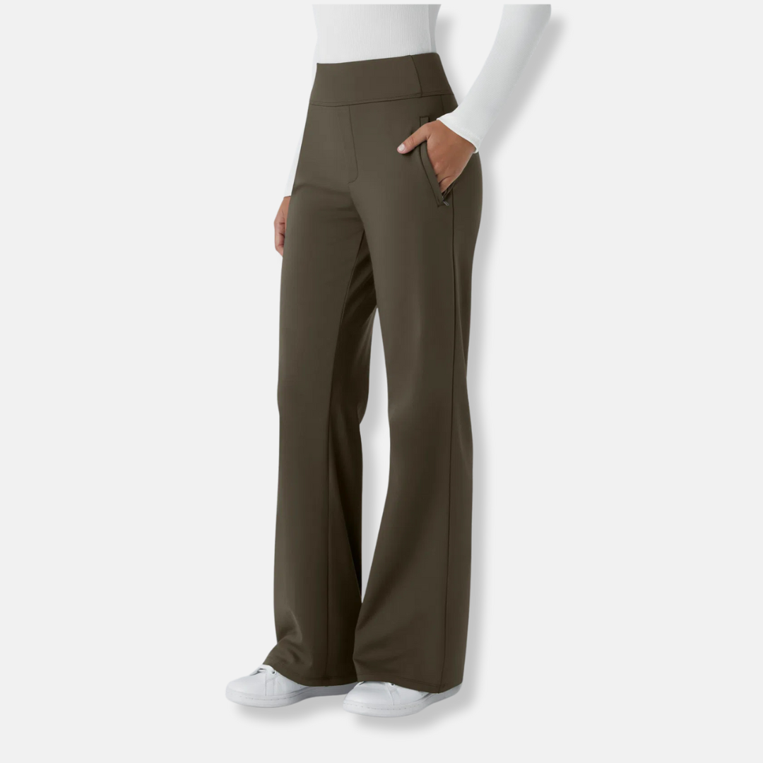 Ember | Pantalon taille haute fluide