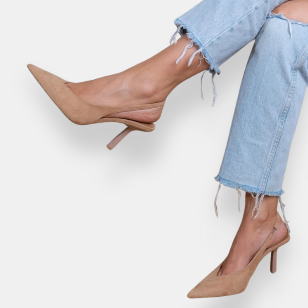 Délphoire | Escarpins slingback à talon fin