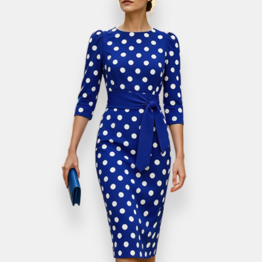 Folvarne | Robe Midi Pois Nouée