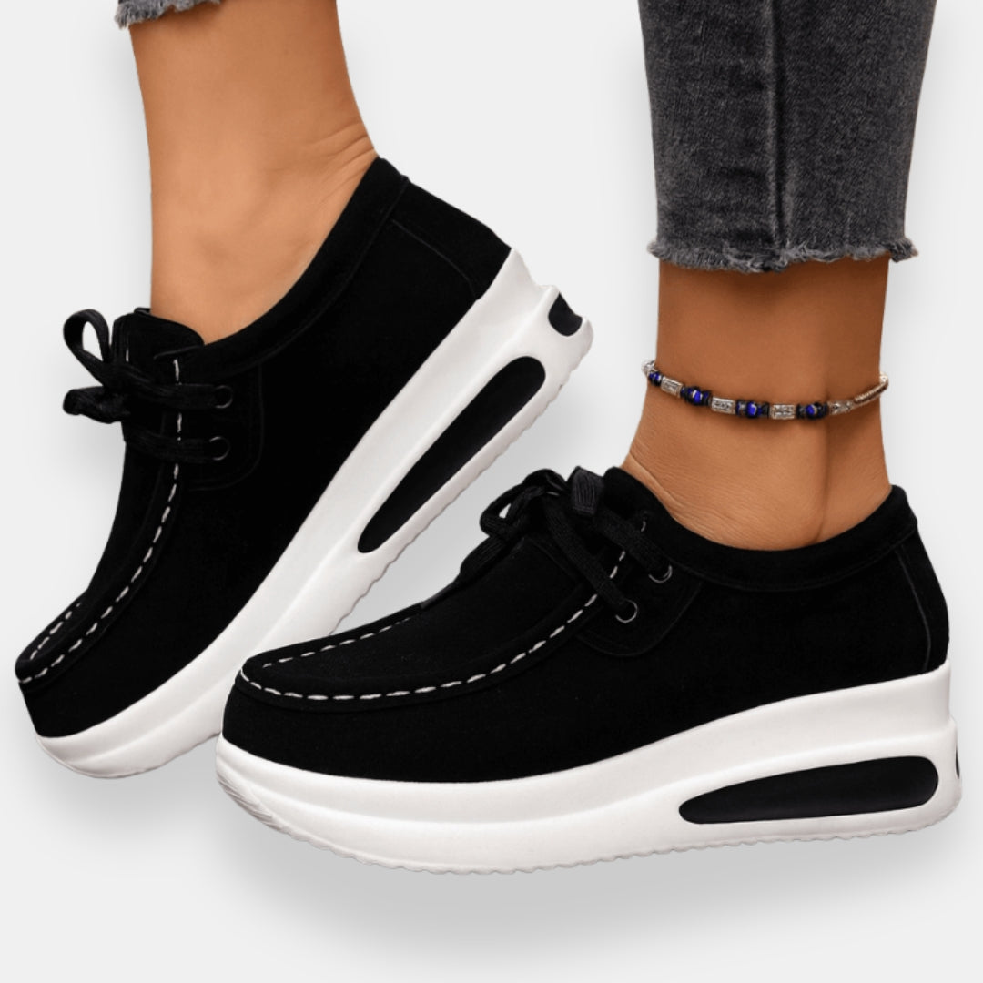 Jolande | Derbies compensées à lacets