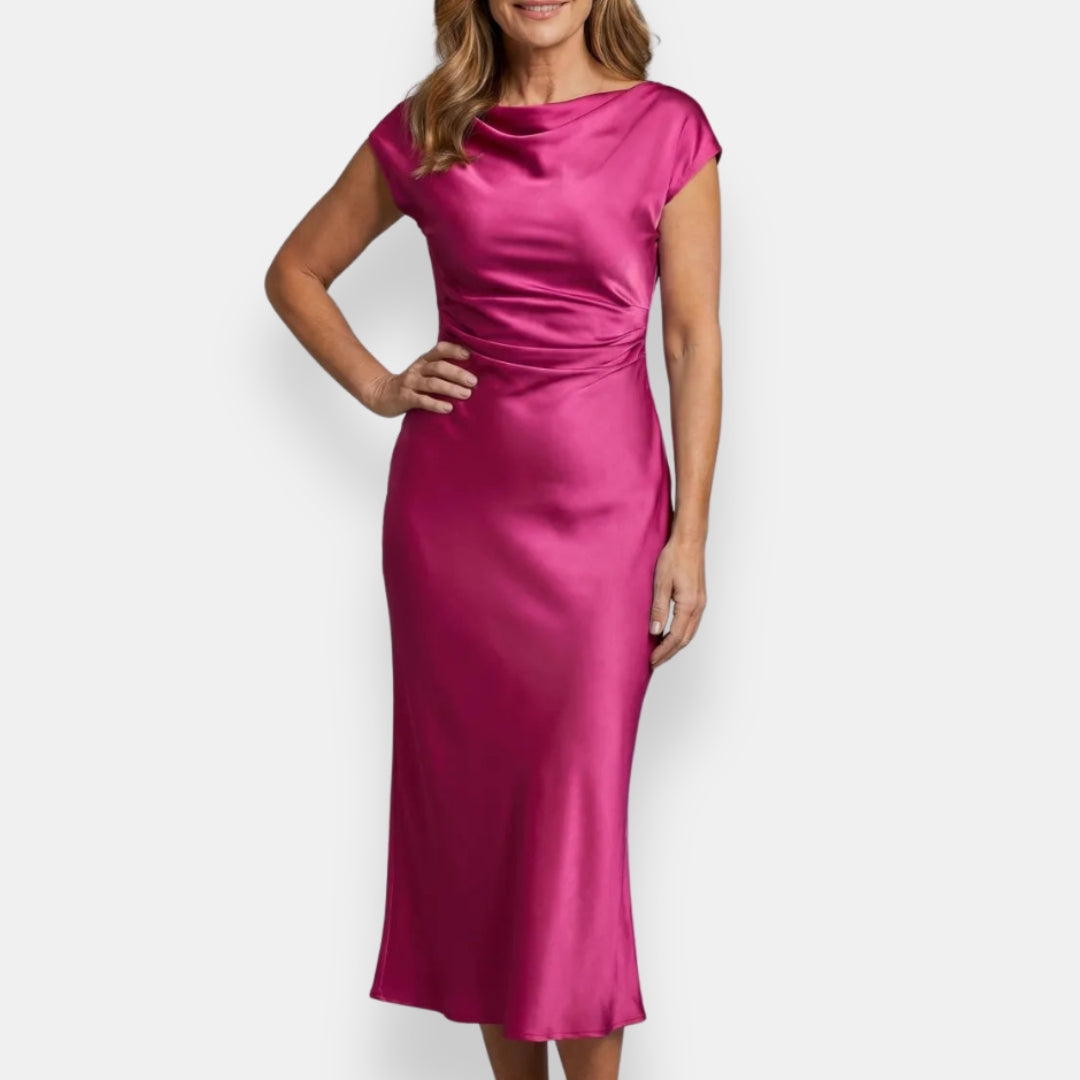 Suzette | Robe Satinée Bénitier