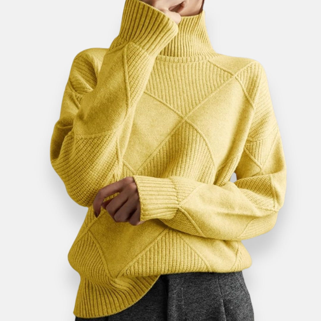 Maud | Pull à col roulé tendance