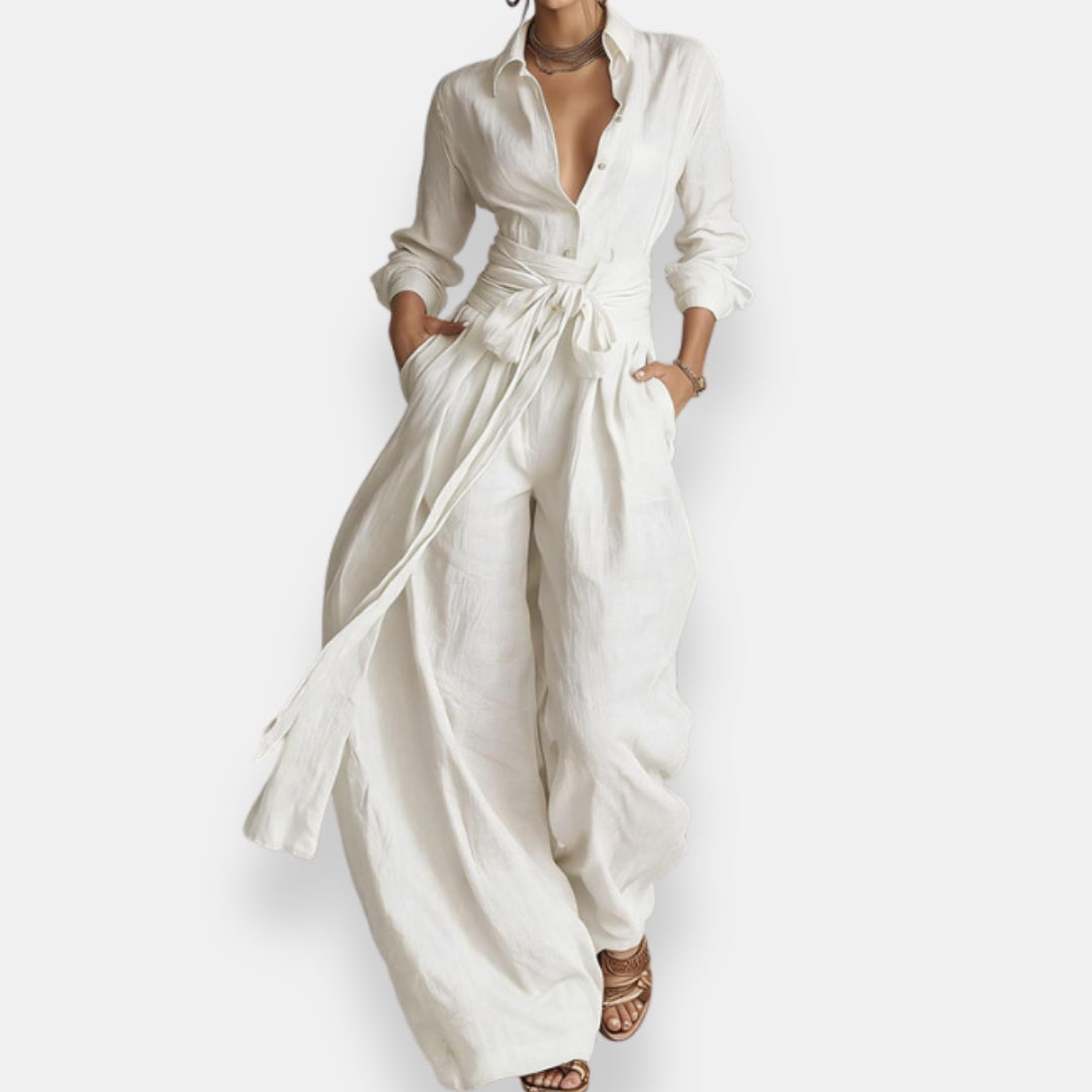 Dorvane | Ensemble chemise ceinturé