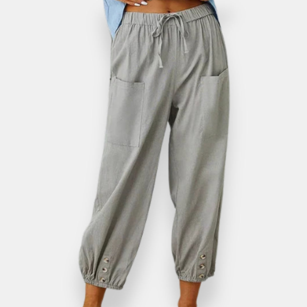 Loulou | Pantalon Large Boutonné