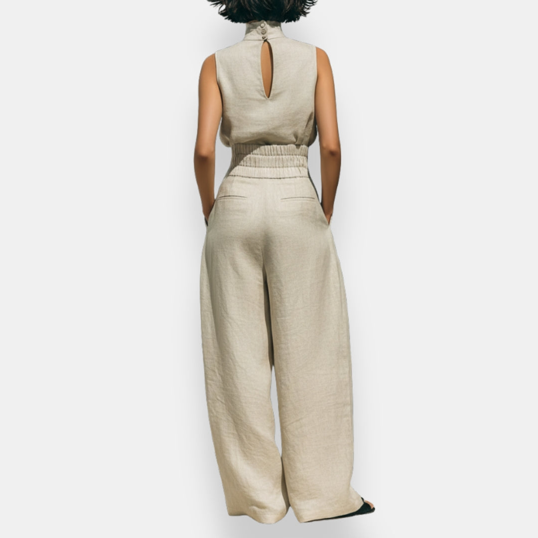 Féorwine | Tailleur pantalon col montant