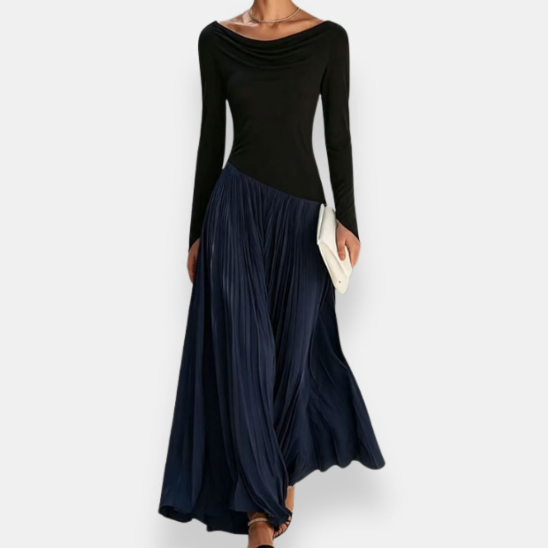 Juliane | Robe Plissée Asymétrique