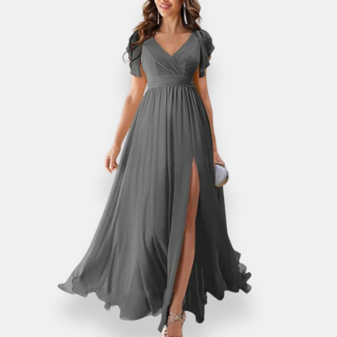 Marfise | Robe fendue papillon