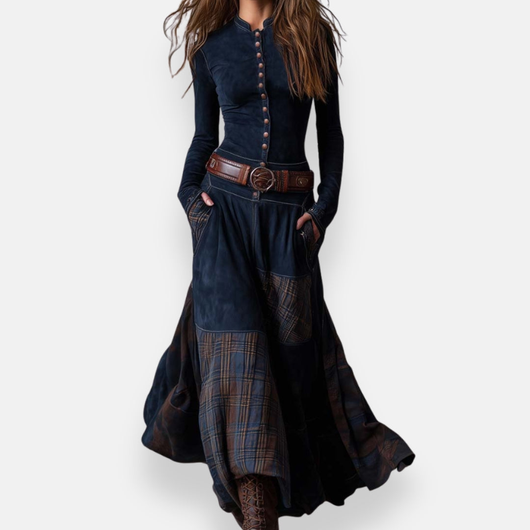 Désirine | Robe Bohème Boutonnée