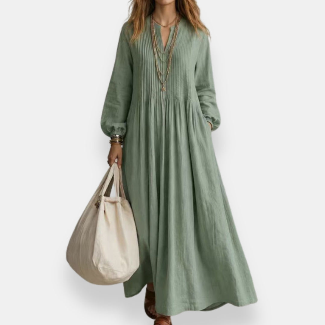 Edwige | Robe Ample Nervurée