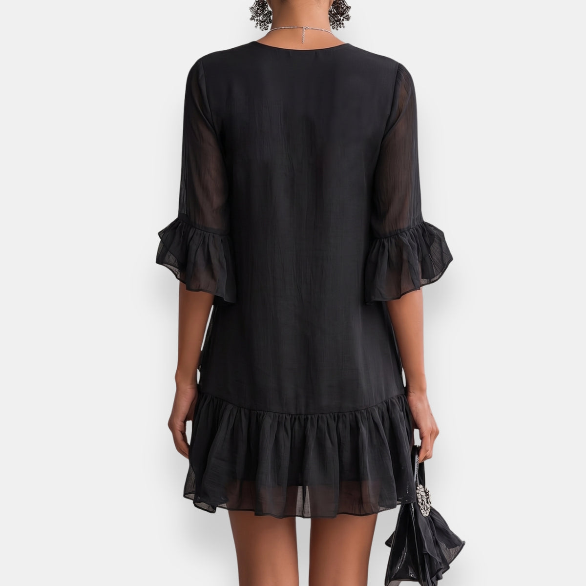 Hilda | Robe courte à volants