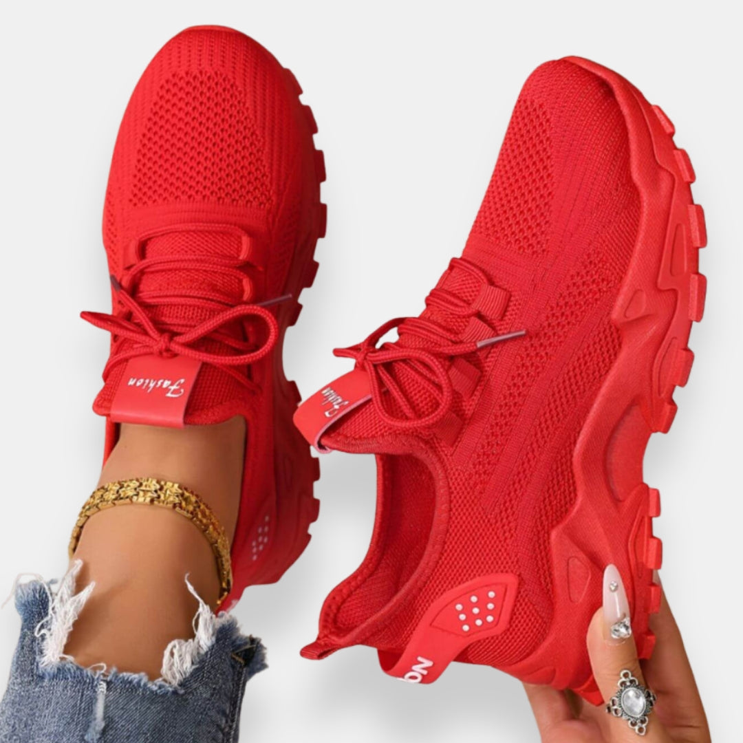 Fauvanne | Sneakers maille semelle crantée