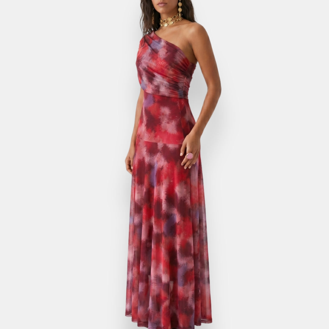Lormoise | Robe Longue Asymétrique