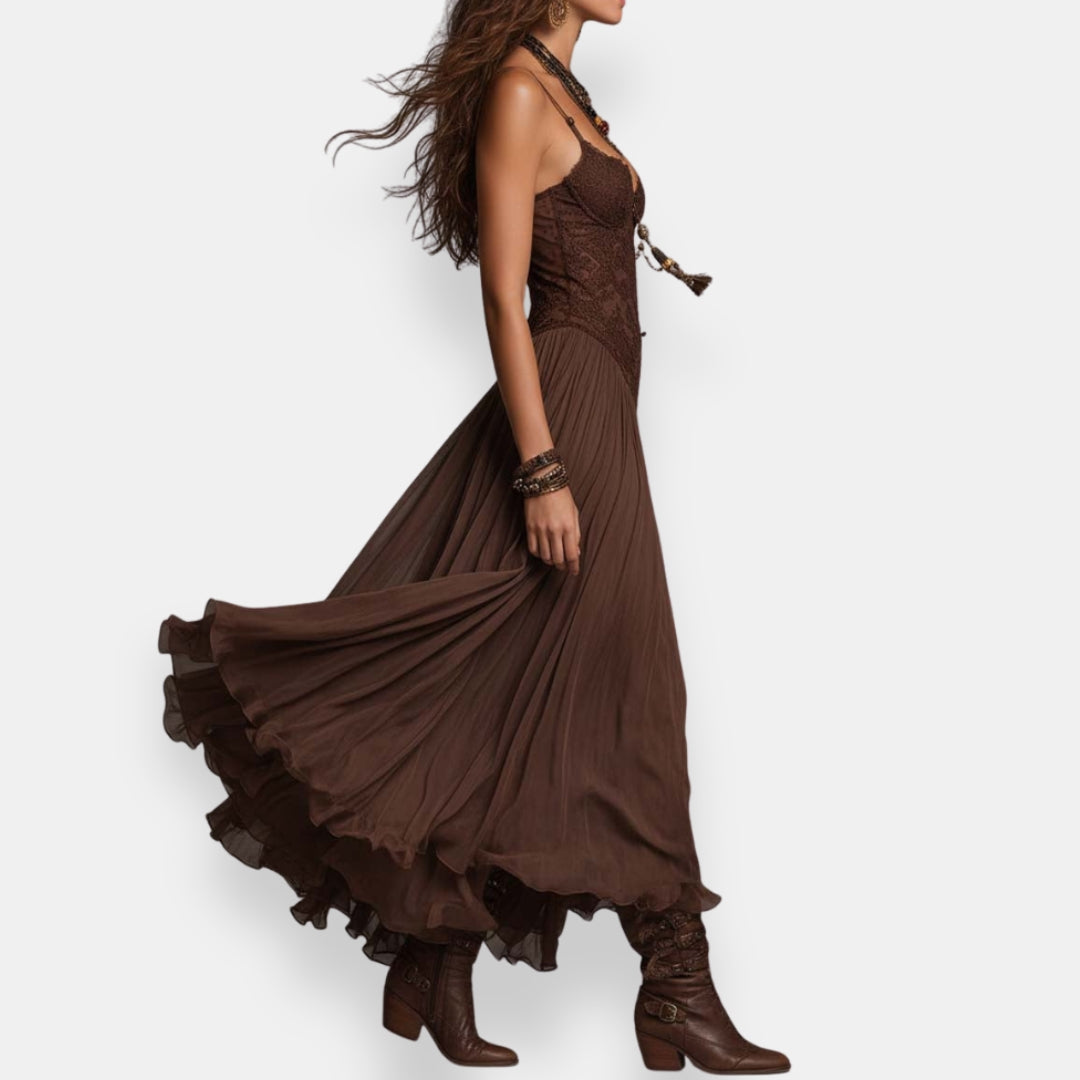 Iselvarde | Robe Bohème Dentelle