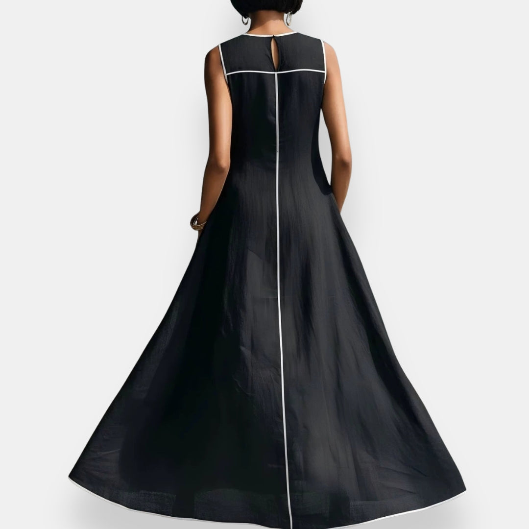 Talvanie | Robe Longue Surpiqûres