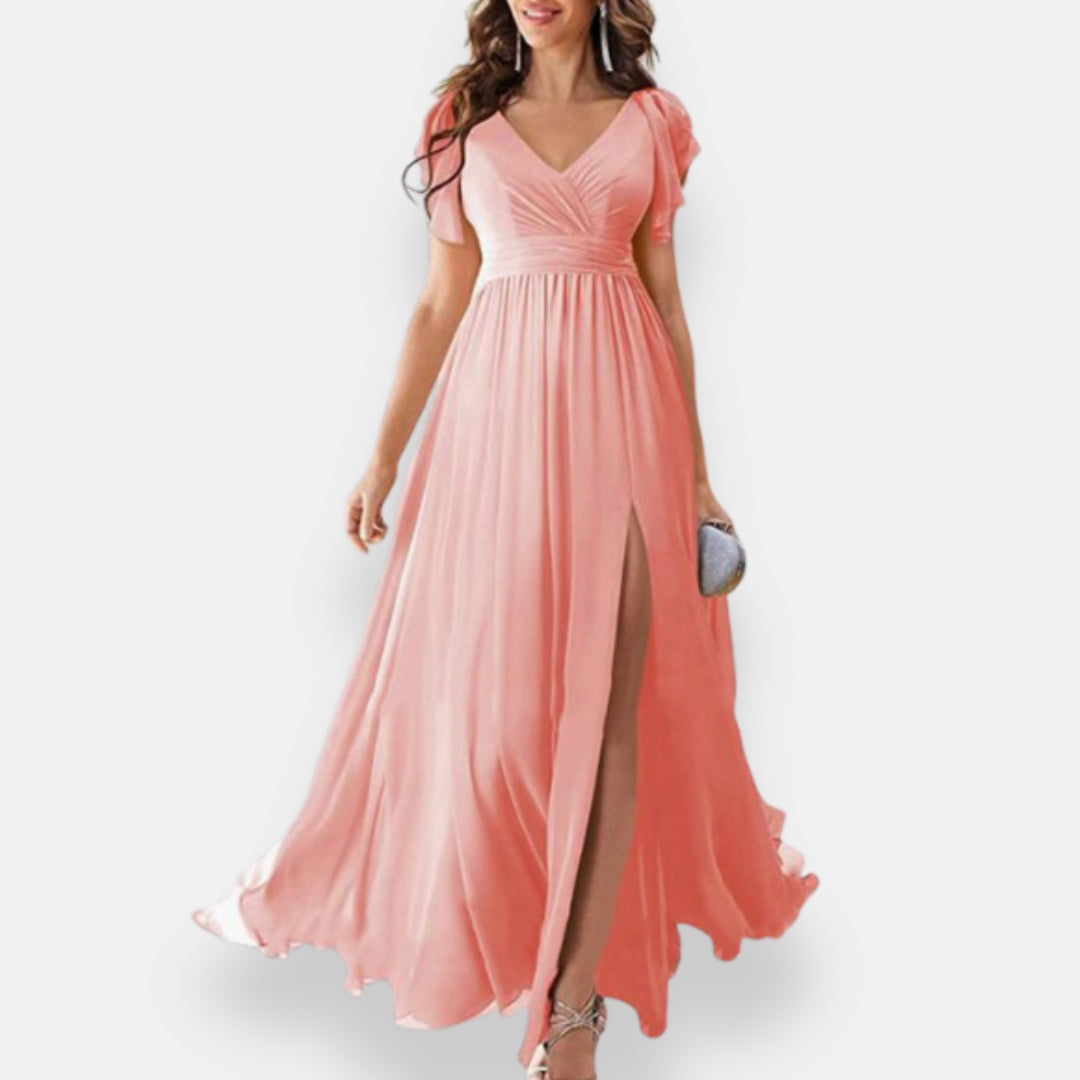Marfise | Robe fendue papillon