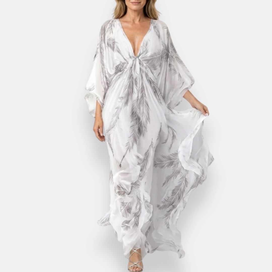 Ombeline | Robe Kaftan Imprimée