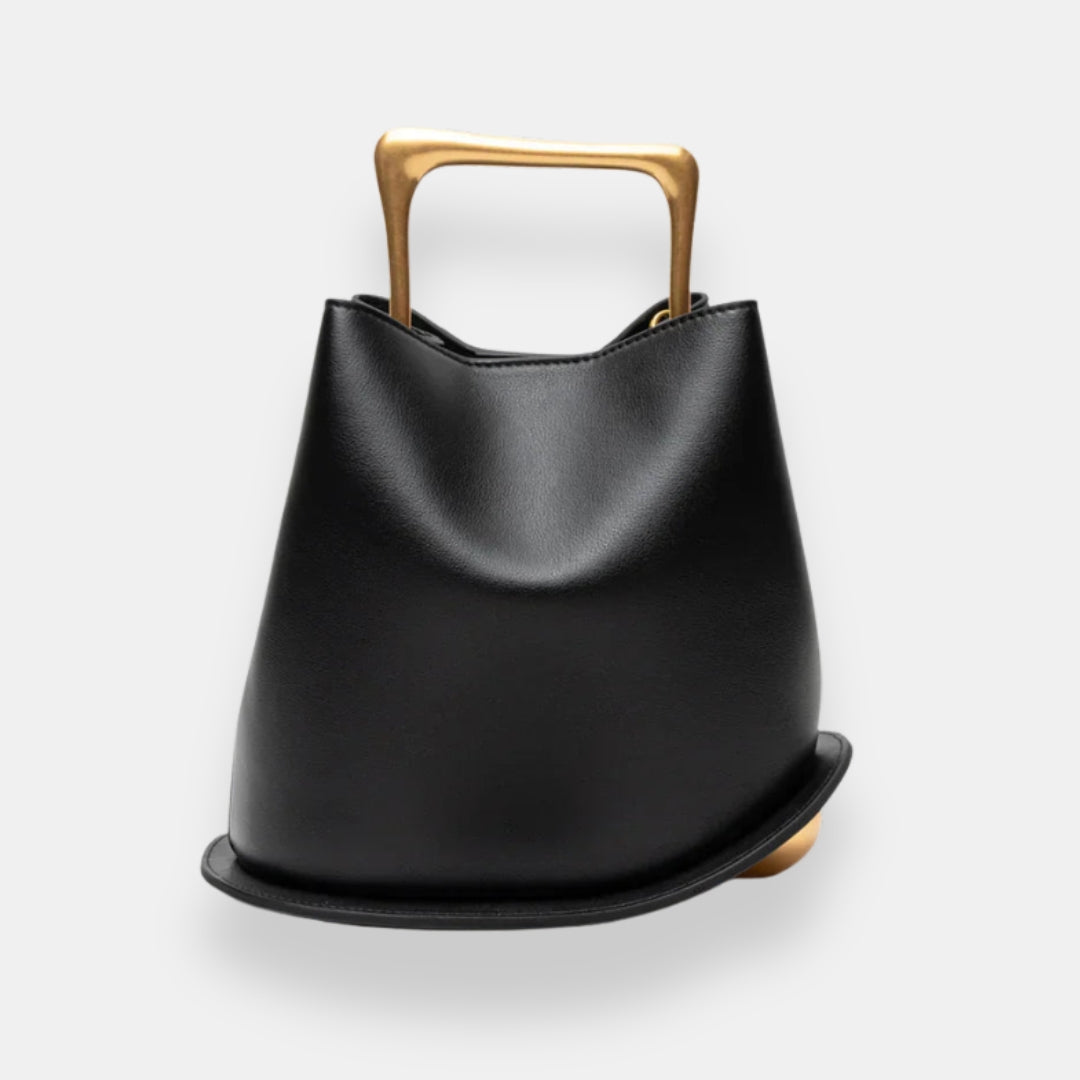 Xélvaine | Sac seau anse dorée
