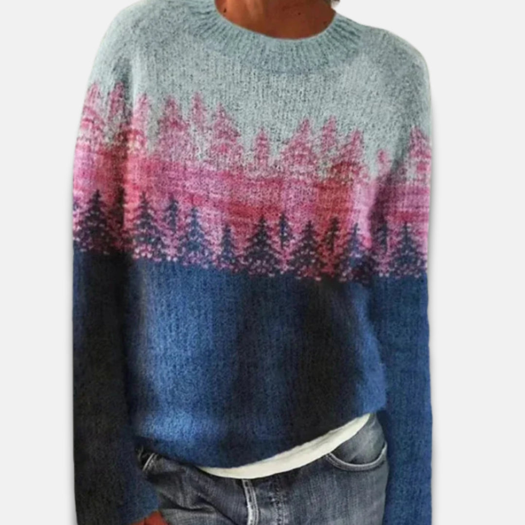 Aurivion | Pull jacquard cosy