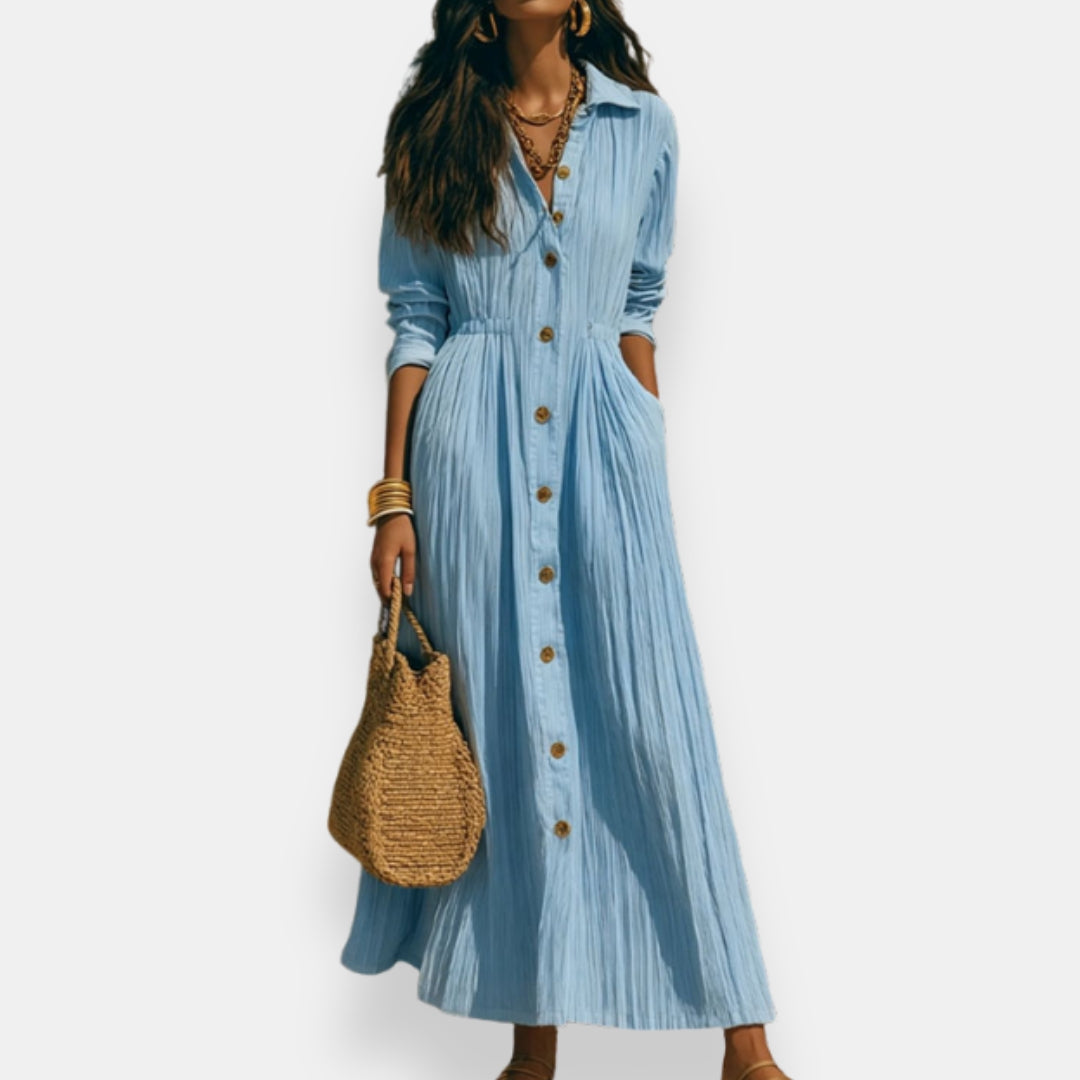 Ozanne | Robe Chemise Boutonnée