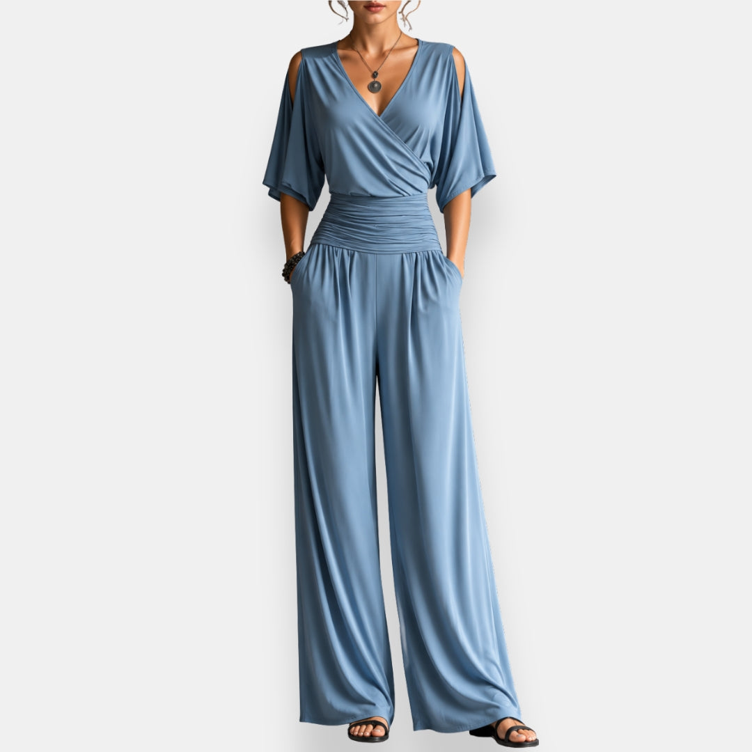 Doraine | Ensemble élégant taille drapée