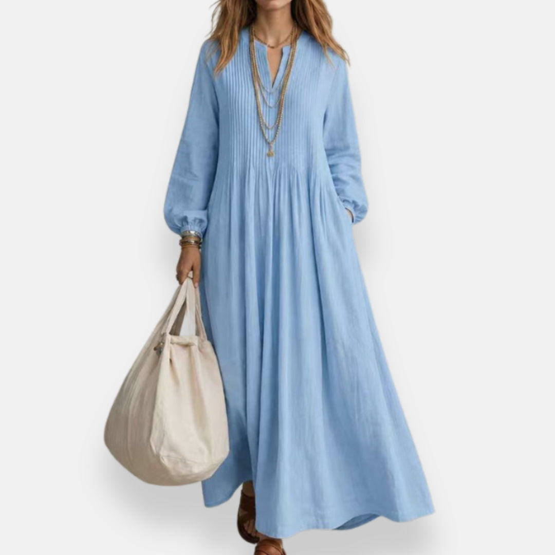 Edwige | Robe Ample Nervurée